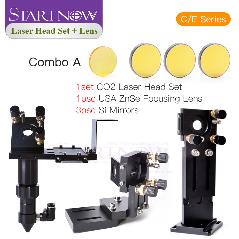 Co2 Laser Mirror - Startnow CO2 Laser Head Set Len