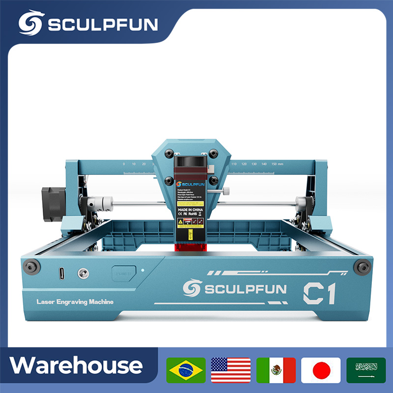 Industrial Laser Technology - Sculpfun 3W C1 Mini Laser Engraver