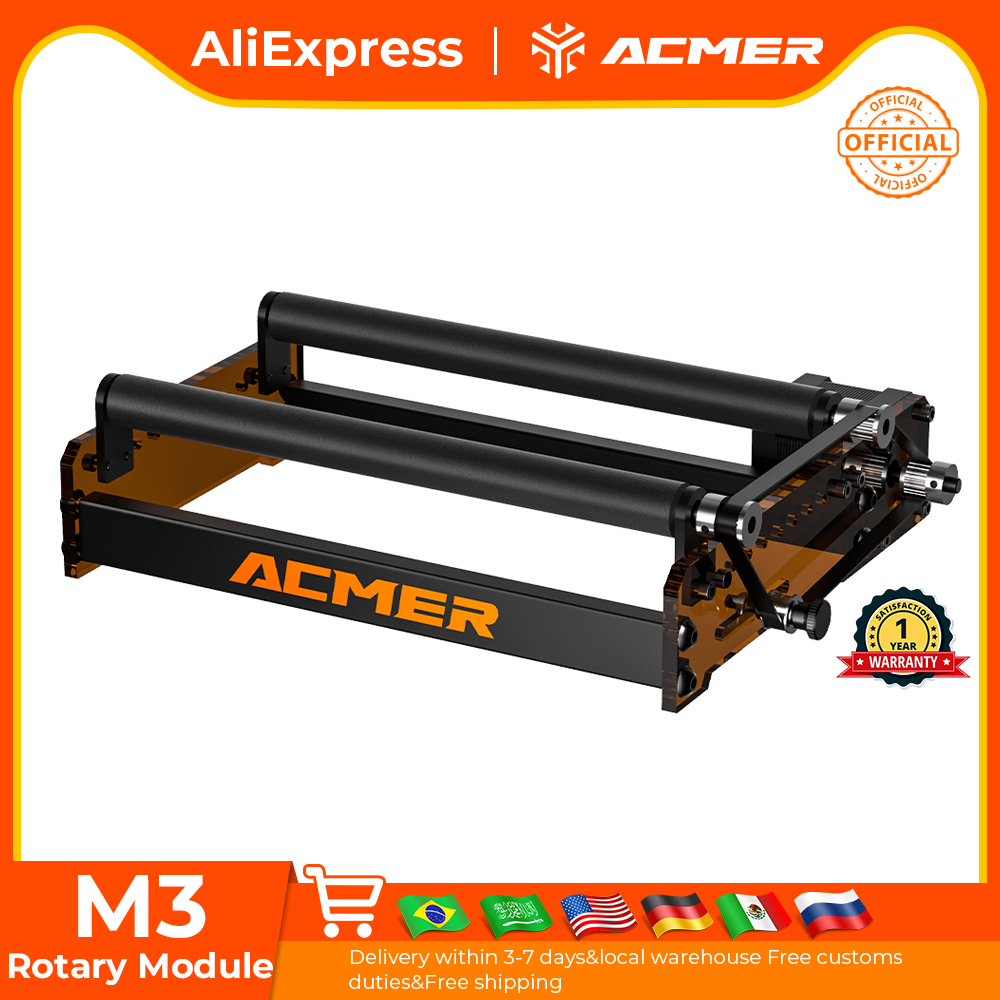 Industrial Laser Technology - ACMER M3 Laser Rotary Roller 360°