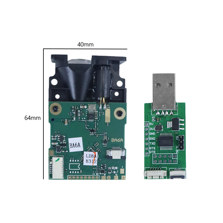 Industrial Laser Measuring Device - 20HZ Optical Sensor Chip Rangefinder 100m