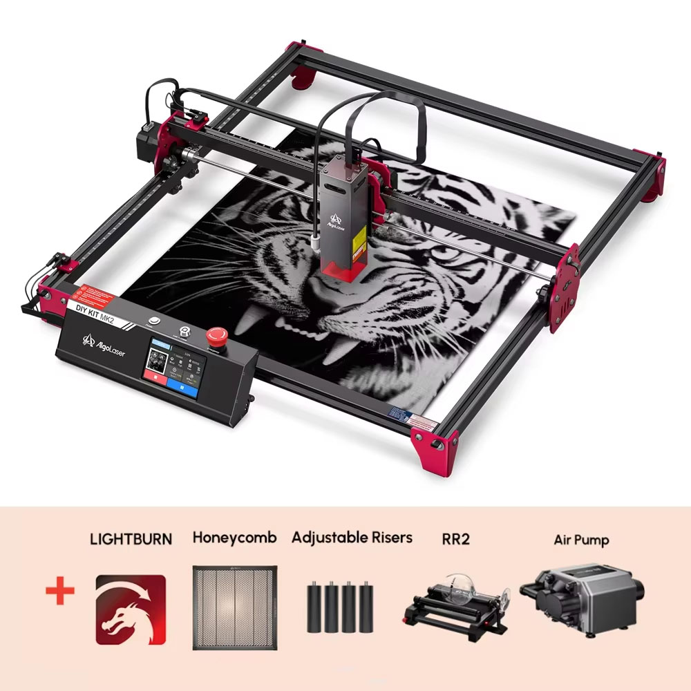 Industrial Laser Technology - Algolaser DIY KIT MK2 40*43cm CNC