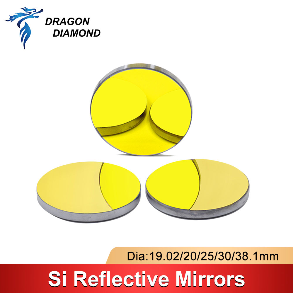 Co2 Laser Mirror - DRAGON DIAMOND 3pcs Silicon CO2 Laser