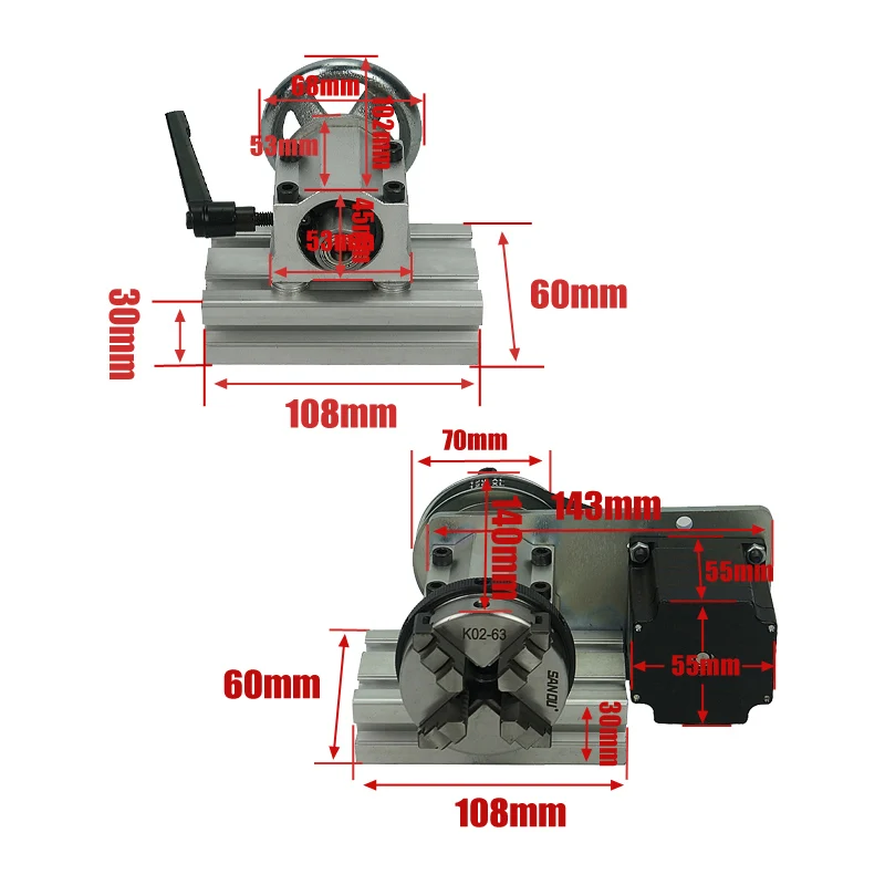 DIY 4th 5th Rotary Axis For Mi - огляд і ціна Cnc Router Machine