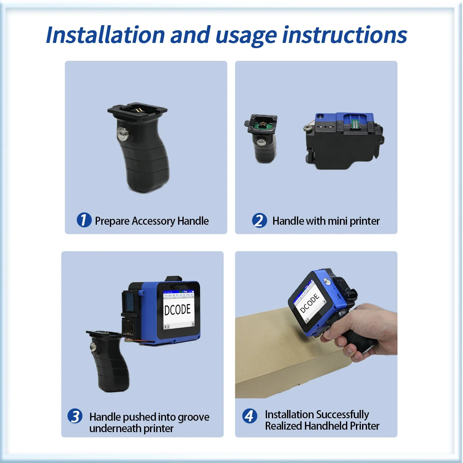 DCODE DC12 Portable Mini Split - огляд і ціна Industrial Laser Printing Machine
