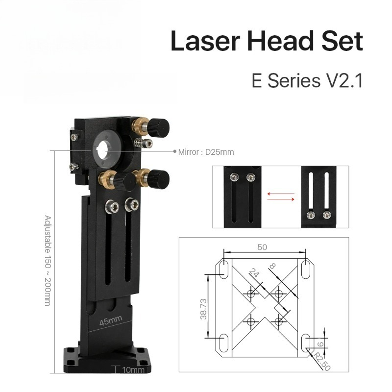 Cloudray E Series CO2 Head Set - огляд і ціна Co2 Laser Mirror