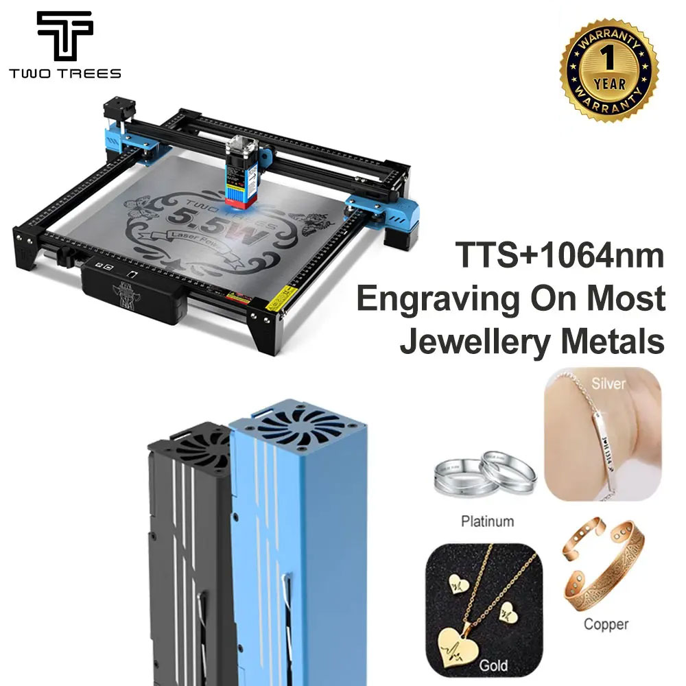 TWOTREES TTS-55 Laser Engravin - огляд і ціна Industrial Laser Technology