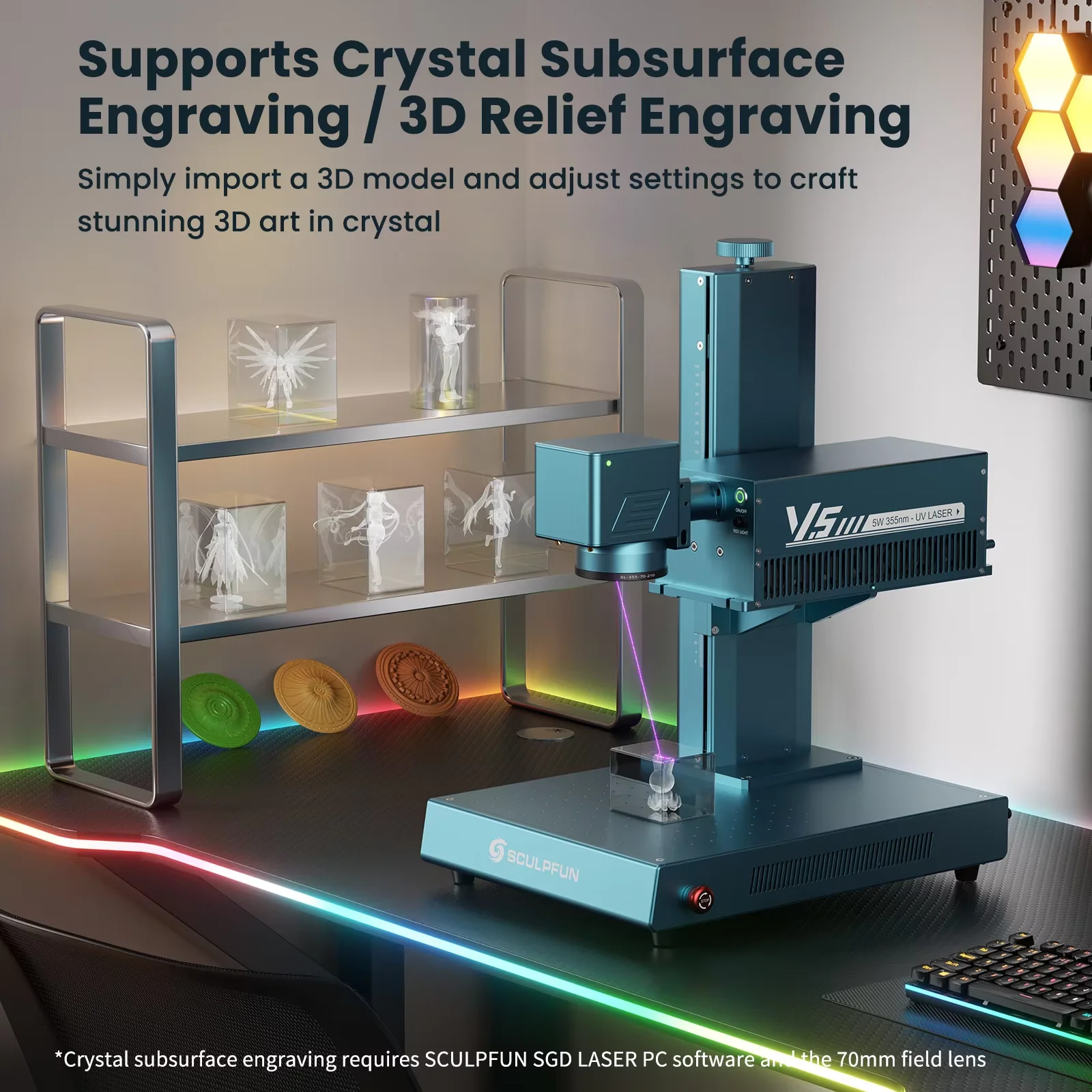 SCULPFUN V5 UV Laser Engraver  - огляд і ціна Industrial Uv Laser