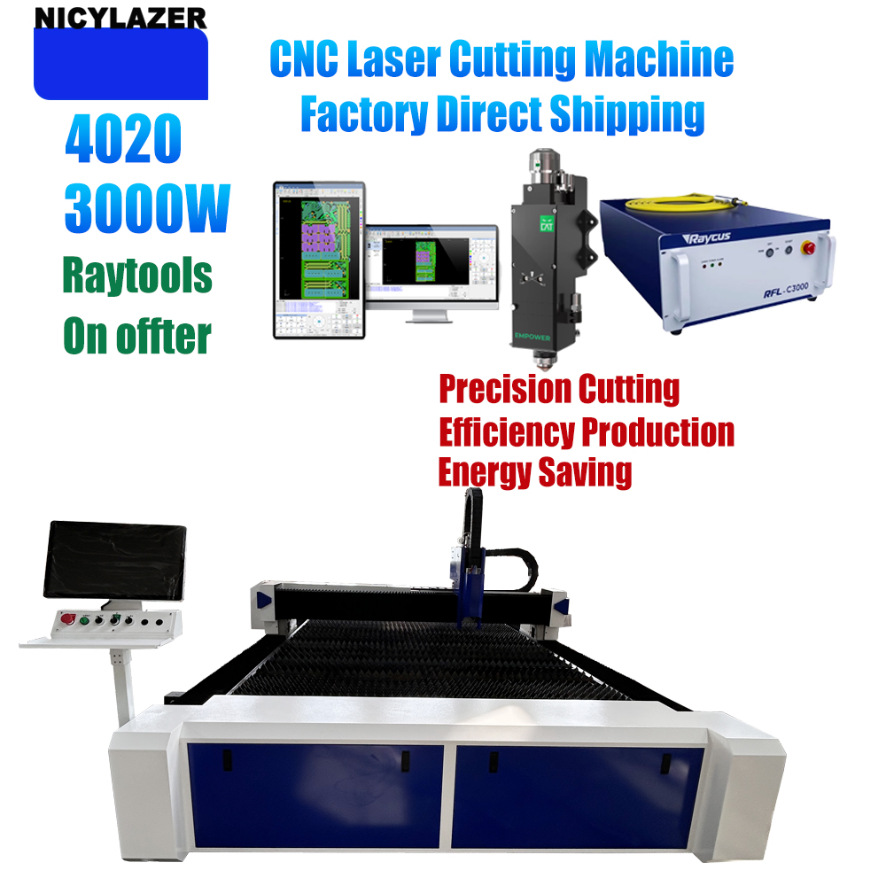 NICYLAZER CNC 3000W 4020 Fiber - огляд і ціна Industrial Laser Cutters
