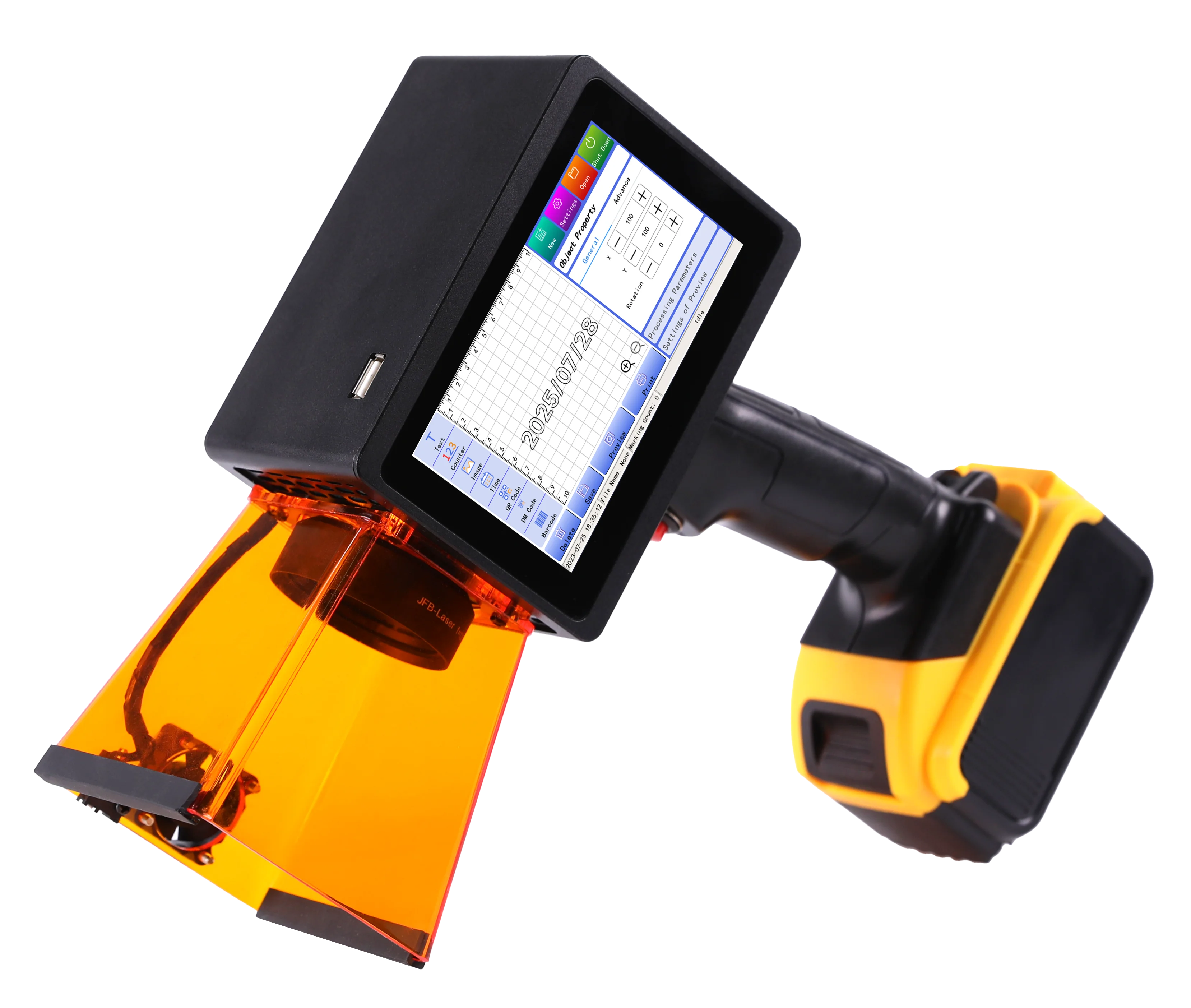 10W Handheld Portable Laser En - огляд і ціна Industrial Laser Printing Machine