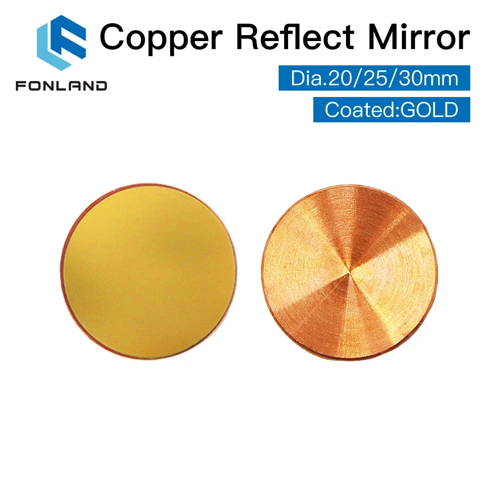 3pcs Fonland Copper Reflect Mi - огляд і ціна Co2 Laser Mirror