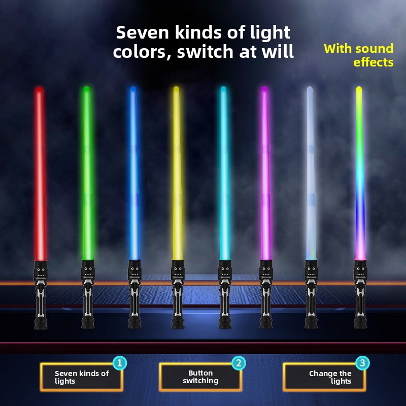 7 Colors Changing Glowing Swor - огляд і ціна Industrial Laser Line