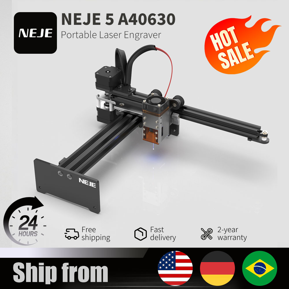 NEJE 5 A40630 20W Portable Sma - огляд і ціна Industrial Laser Etching Machine