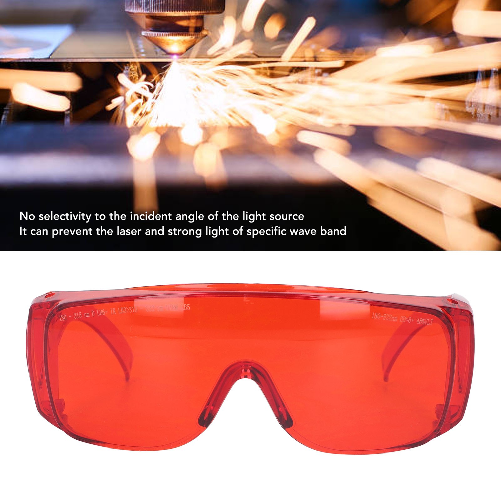 Laser Glasses Red 180 To 532nm - огляд і ціна Industrial Laser Glasses