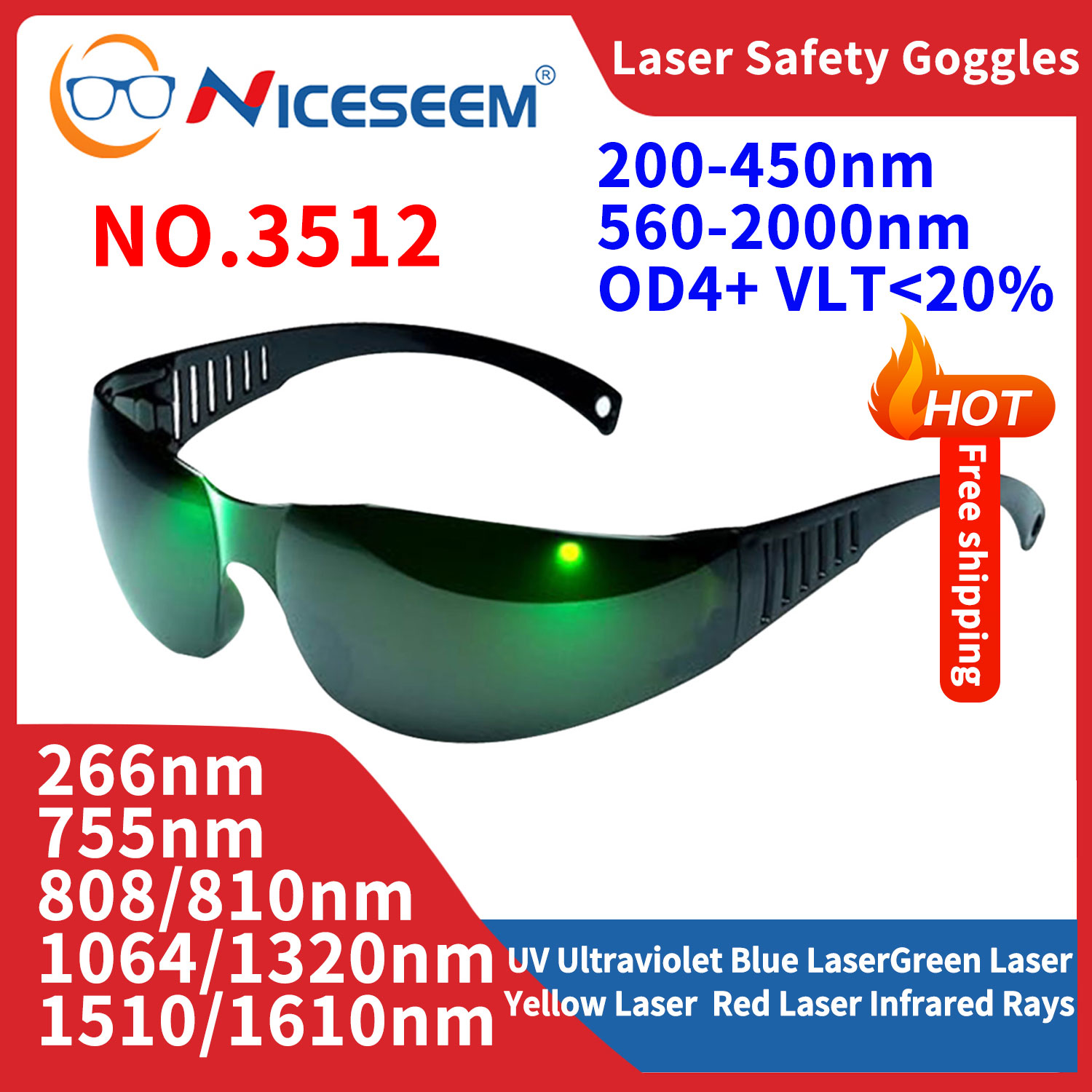 Lead Goggles Radiation Glasses - огляд і ціна Industrial Laser Glasses