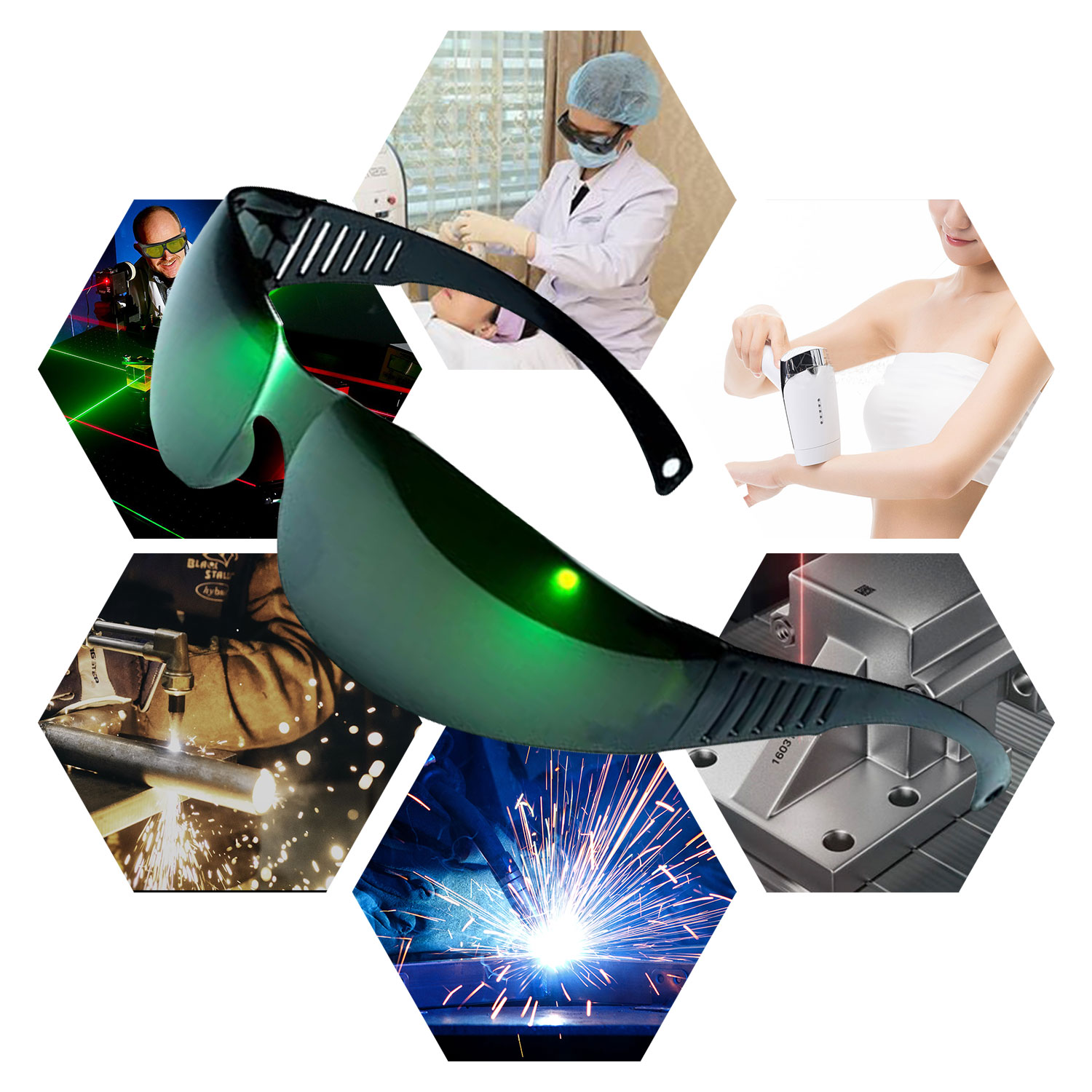 Lead Goggles Radiation Glasses - огляд і ціна Industrial Laser Glasses
