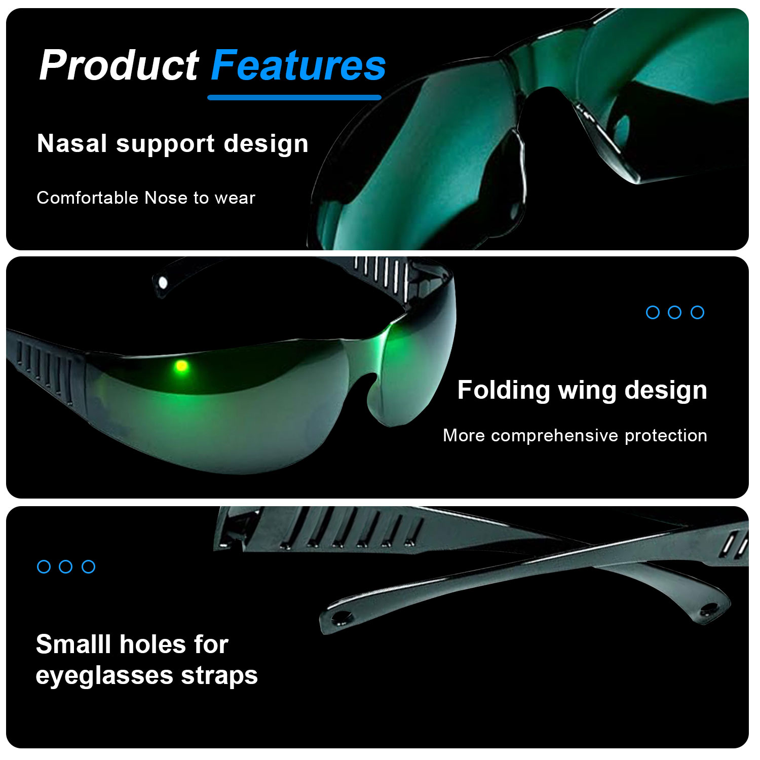 Lead Goggles Radiation Glasses - огляд і ціна Industrial Laser Glasses