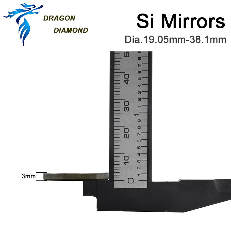 DRAGON DIAMOND 3pcs Silicon CO - огляд і ціна Co2 Laser Mirror