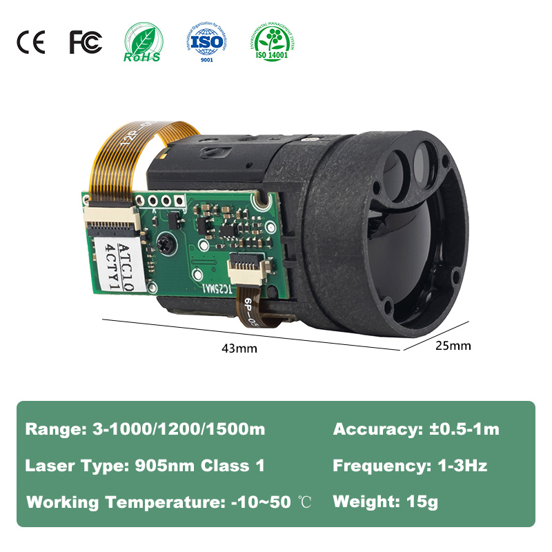 Light Weight 1000m  Night Visi - огляд і ціна Industrial Laser Measuring Device
