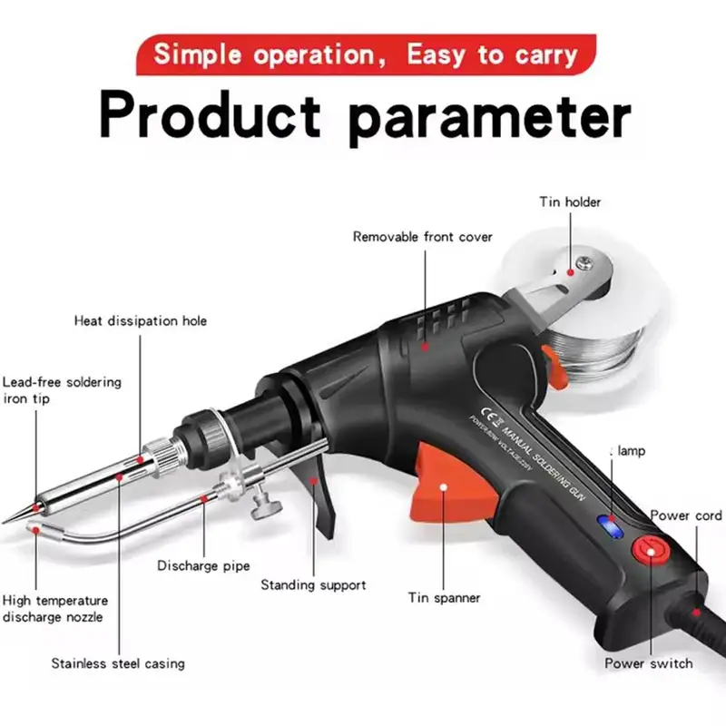 Multi-Function Soldering Iron  - огляд і ціна Industrial Heated Laser Welding Tool